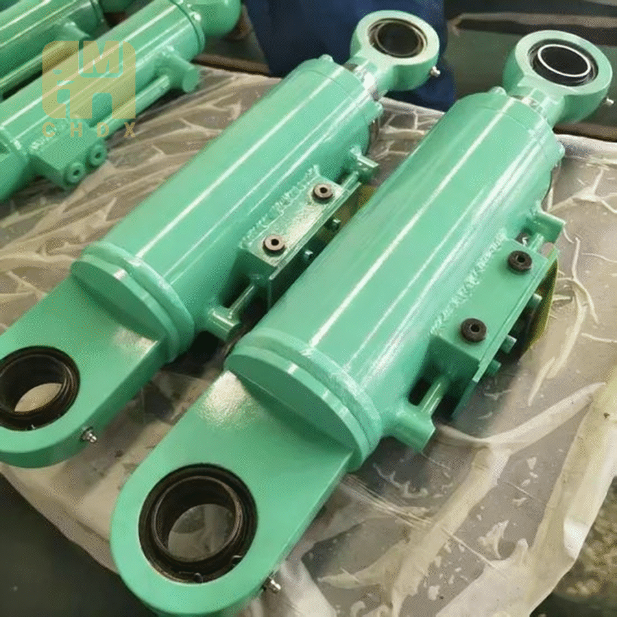 High Load Capacity Blade Tilt Cylinder Double Acting Customized Oil Pressure Cylinder Leveling Low Friction Hydraulic Cylinder