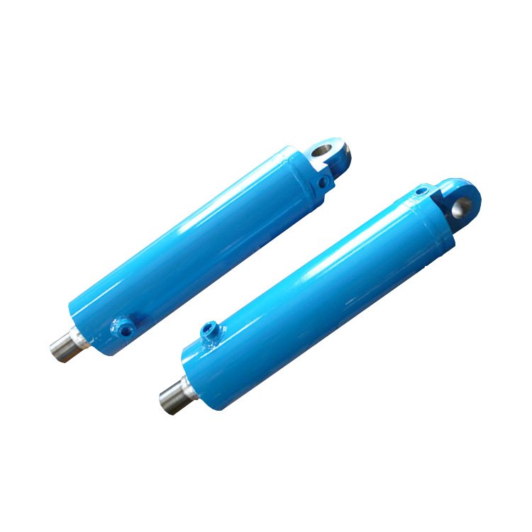 EU Market Heavy Duty Slab Pusher Transfer System Thermal Durability Non Destructive Eye Mount Hydraulic Cylinder