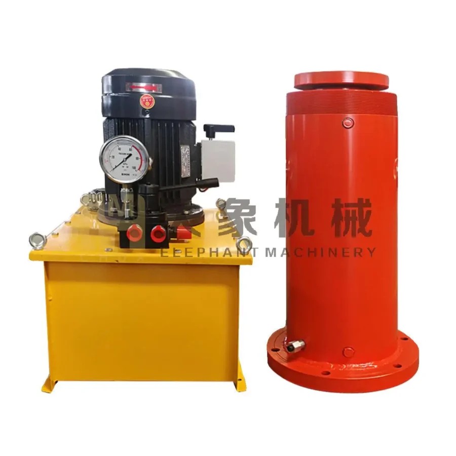 Manufacturer Hydraul Power Unit Chrome Plated C Frame Press Trunnion Mount Piston Ram Reinforced Guide Rod Hydraulic Cylinder