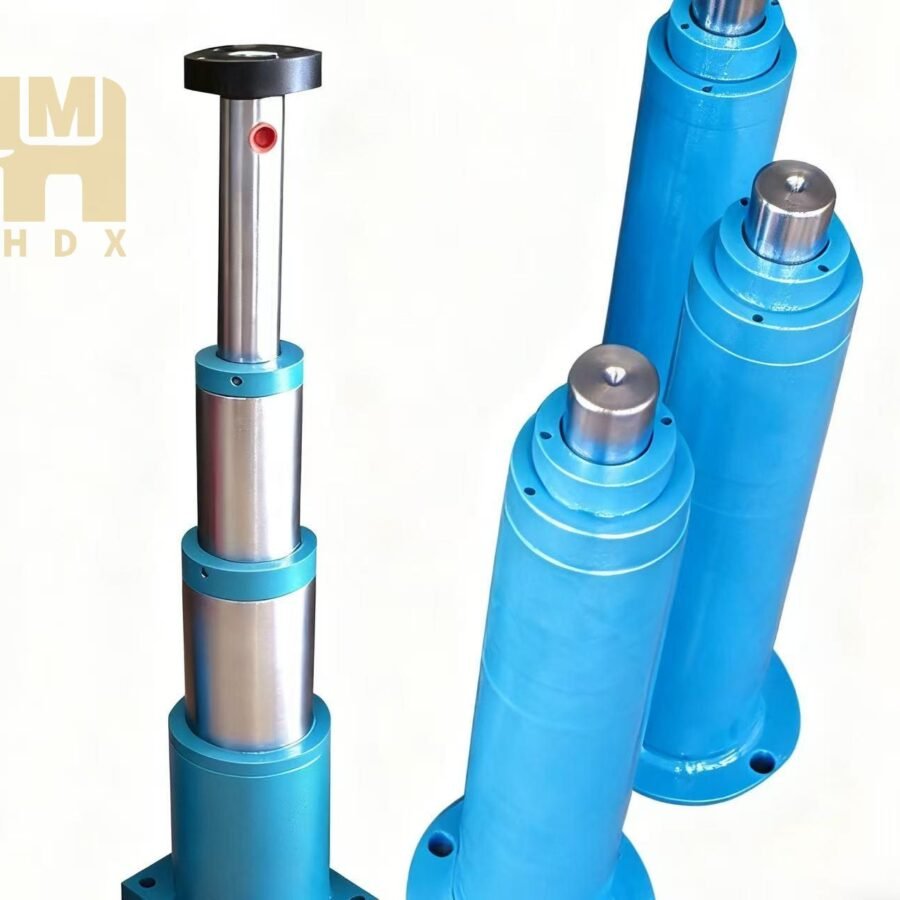 Customized Side Long Stroke Hydraulic Cylinder 30t Hollow Plunger Forklift Hydraulic Cylinder