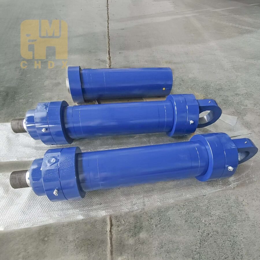 High Load Hard Chrome Plated Steel Double Acting Customized Oil Pressure Cylinder Excavator Energy Saving Hydraulic Cylinder