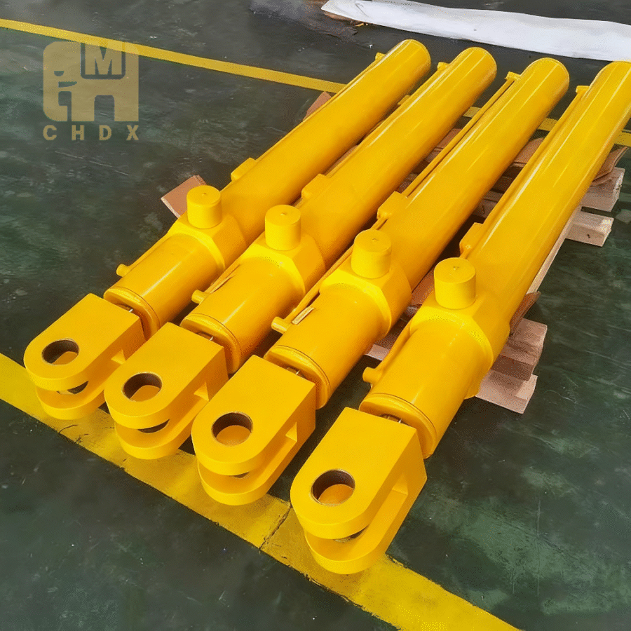 High Force Angling Cylinder Dump Truck Customized Oil Pressure Cylinder Trailer Spare Parts Hydraulic Cylinder