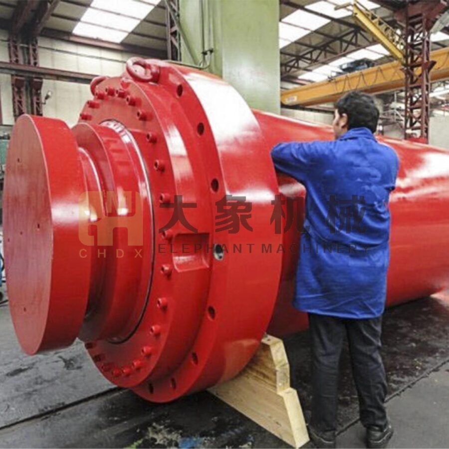 Paper Mill Double Acting Single Rod Type Paper Machine Valve Pulp Resistant Seal Moisture Protection Hydraulic Cylinder