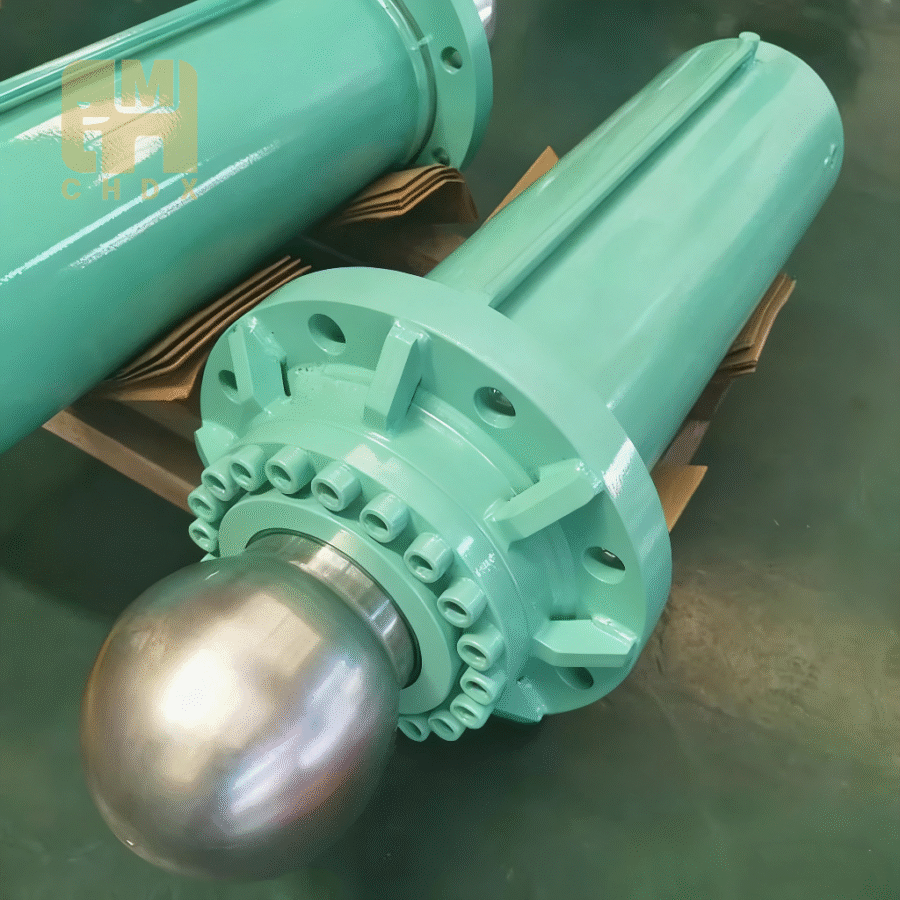 Super Pressure Ejector Mold Equipment Customized with Flow Control Valve Clamping Cylinder Heavy Duty Crane Hydraulic Cylinder