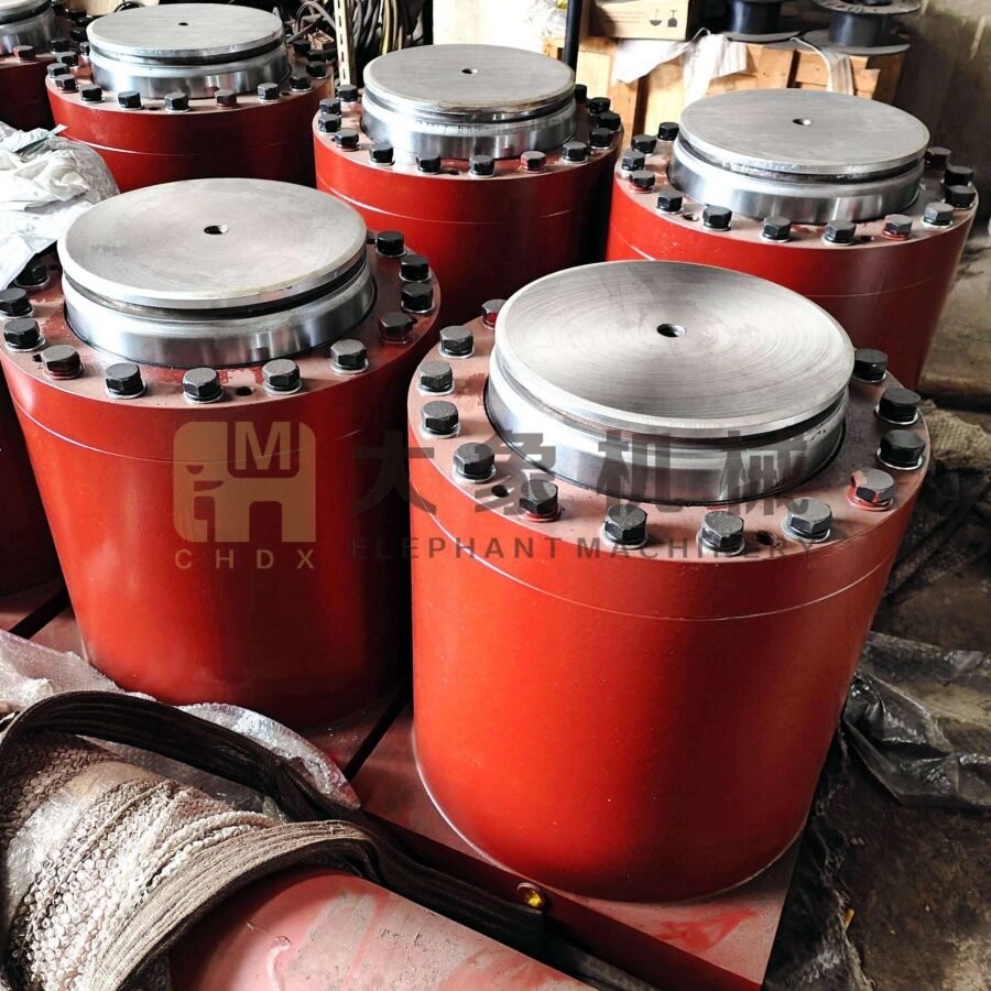 Heavy Duty Continuous Casting Segment Drive Alignment Control Heat Resistant Stroke 700mm Trunnion Mount Hydraulic Cylinder