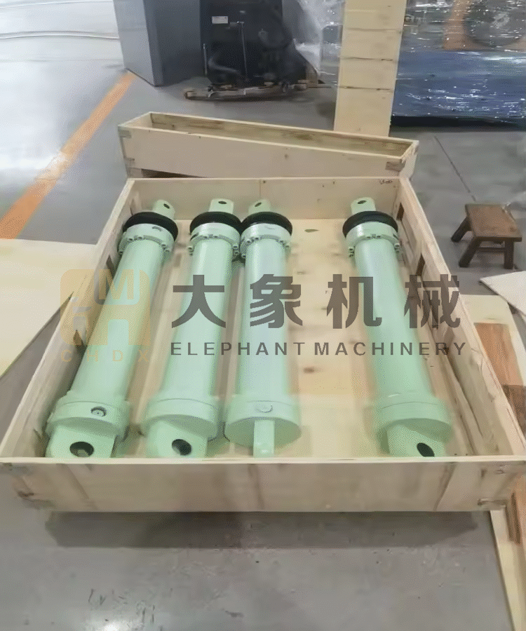 Chrome Plated Rod Long Stroke Boom Arm Hydraulic Motor Integration Forestry Log Loader Heavy Duty Hydraulic Cylinder