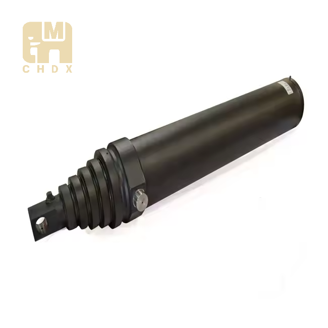 Heavy Duty Precision Machined Multistage Telescopic Customized Oil Pressure Cylinder Leveling Low Maintenance Hydraulic Cylinder
