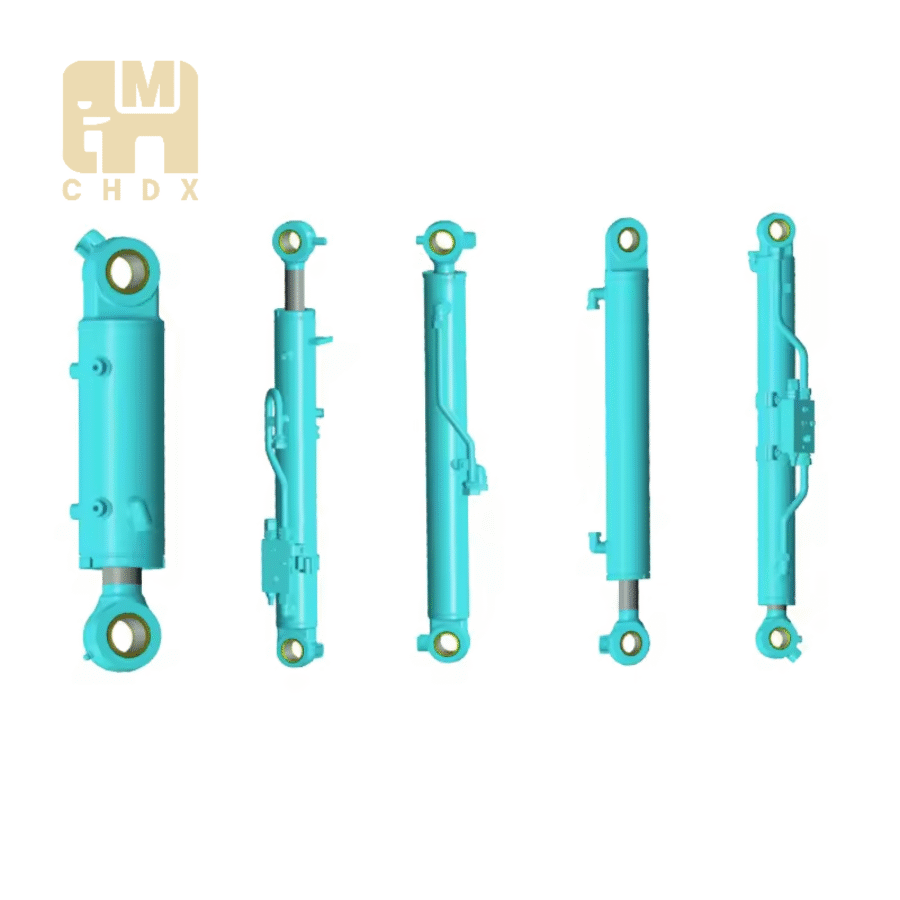 High Performance Stainless Steel Boom Cylinder Customized Oil Pressure Cylinder Luffing Spare Parts Hydraulic Cylinder