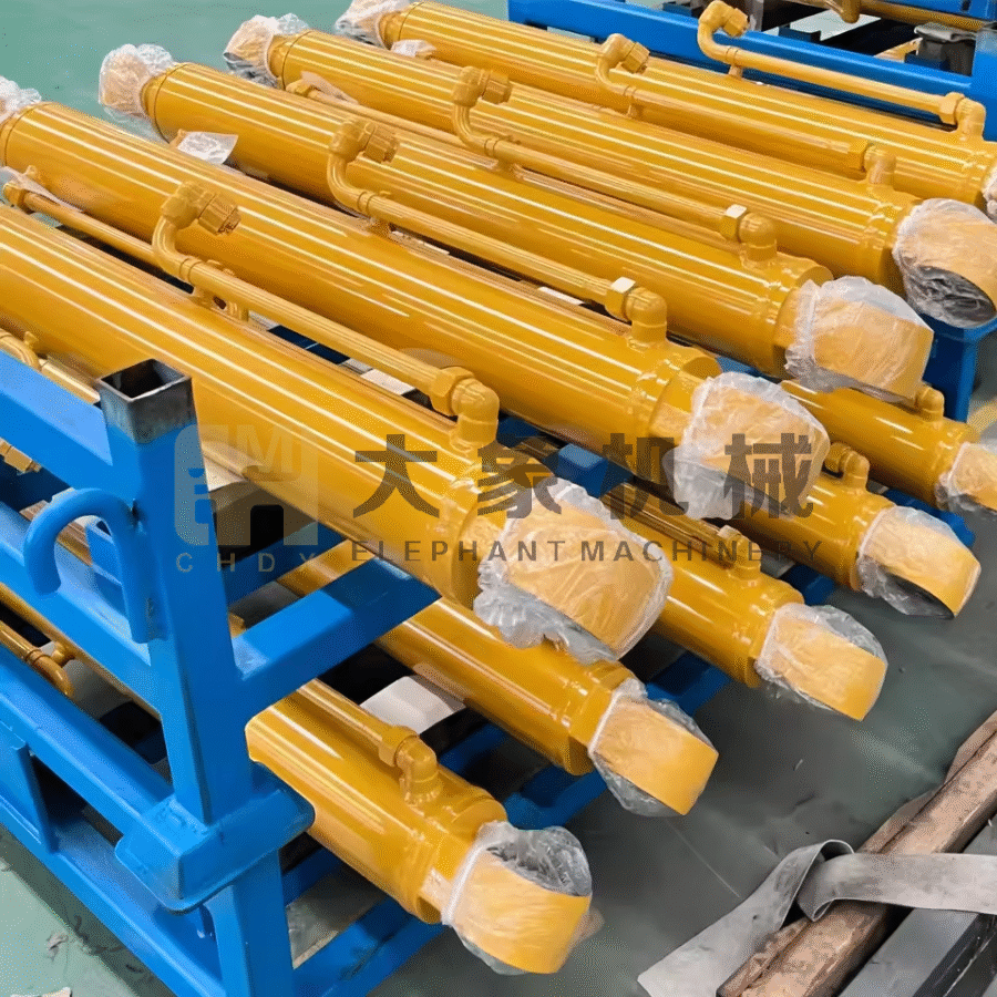 Super Pressure Nickel Plated Double Acting Customized Oil Pressure Cylinder Dredging Elevator Accessory Hydraulic Cylinder